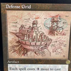 MTG Defense Grid (Schematic Retro Frame) [The Brothers' War, Near Mint] - Image 4