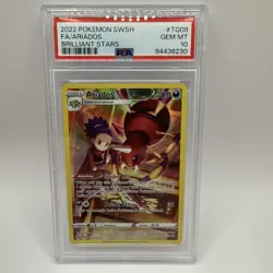 PSA 10 2022 Pokemon SWSH FA/Ariados Brilliant Stars #TG09 - Image 1