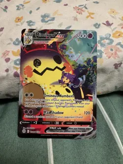 Pokemon Mimikyu VMAX Holo Ultra Rare Brilliant Stars TG17/TG30 NM - Image 1