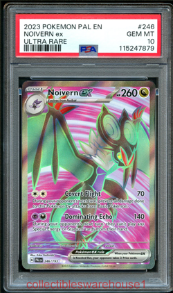 Pokemon Paldea Evolved Noivern ex 246 PSA 10 - Image 1