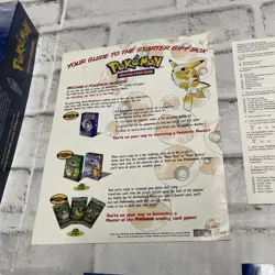 Pokemon Vintage EMPTY 1999 WOTC Pokemon Trading Card Game Starter Gift Box Rare - Image 5