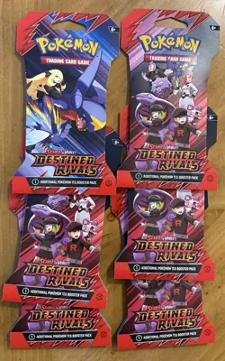 🔥Lot of 6~ Pokemon Destined Rivals Booster Packs🔥 - Image 1
