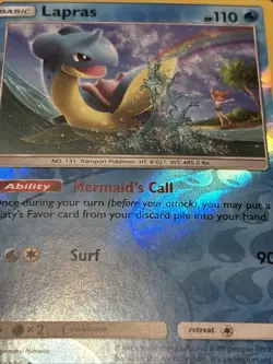 Pokemon TCG: SM Unified Minds- Lapras 36/236 Reverse Holo - Image 1