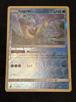 Pokemon TCG: SM Unified Minds- Lapras 36/236 Reverse Holo - Image 4