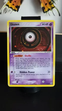 Unown O - O/28 - EX Unseen Forces - Holo Rare - MP/HP - Pokemon TCG - Image 1