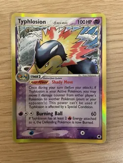 Pokemon TCG Typhlosion Delta Species 12/101 EX Dragon Frontiers holo - Image 1