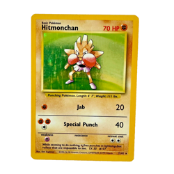 Pokemon TCG Hitmonchan 007/102 Base Set Holo Lightly Played Great Condition - Image 1