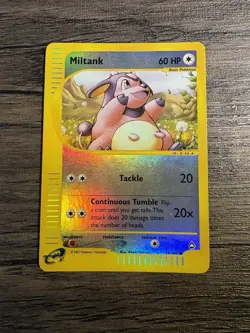 Pokemon Card Miltank 94/147 Aquapolis Set Reverse Holo - Image 1