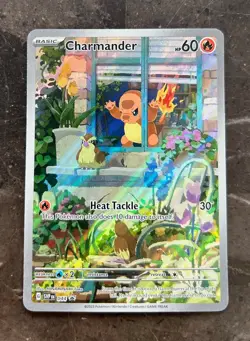 Pokemon Obsidian Flames - LIGHT PLAY - CHARMANDER - BLACK STAR PROMO - SVP 044 - Image 1