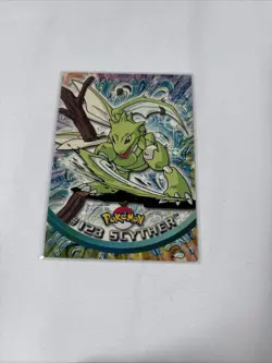 2000 Topps Pokemon TV Series Blue Logo #123 Scyther Non Holo - Image 1