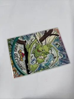 2000 Topps Pokemon TV Series Blue Logo #123 Scyther Non Holo - Image 2
