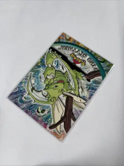2000 Topps Pokemon TV Series Blue Logo #123 Scyther Non Holo - Image 4