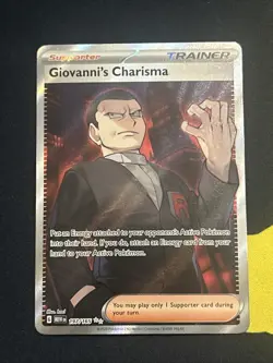 Giovanni's Charisma 197/165 Ultra Rare Sv: Scarlet & Violet 151 Pokemon TCG - Image 1