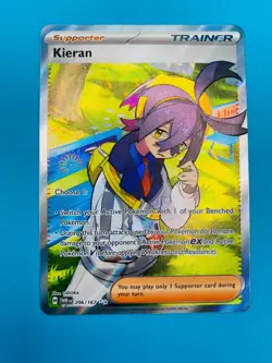 Kieran - 206/167 - Twilight Masquerade - Holo Ultra Rare - Pokemon TCG - NM - Image 2
