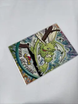 2000 Topps Pokemon TV Series Blue Logo #123 Scyther Non Holo - Image 2