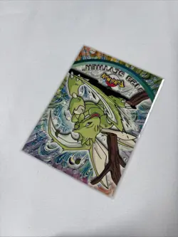 2000 Topps Pokemon TV Series Blue Logo #123 Scyther Non Holo - Image 4