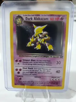 Dark Alakazam 1/82 Team Rocket Holo LP Pokemon TCG - Image 3