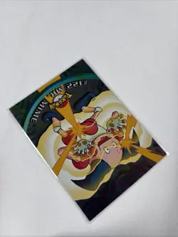 2000 Topps Pokemon TV Series Blue Logo #122 Mr. Mime Holo - Image 3