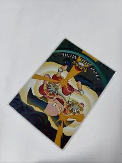 2000 Topps Pokemon TV Series Blue Logo #122 Mr. Mime Holo - Image 4
