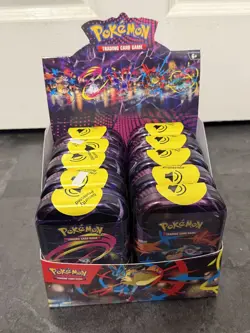 Pokemon TCG - Mega Evolution Mini Tin Display Box - 10 X Factory Sealed Tins - Image 5