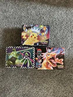 Pokemon Empty Lunch Box Tin Set Of 3. - Image 1