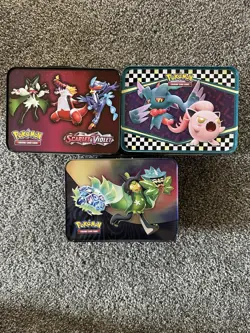 Pokemon Empty Lunch Box Tin Set Of 3. - Image 2