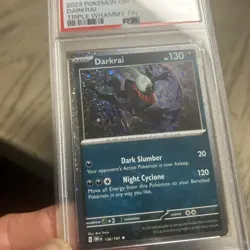 2023 Pokemon Obsidian Flames English Darkai Triple Whammy Tin (cosmo) Psa9 - Image 2