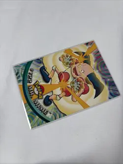 2000 Topps Pokemon TV Series Blue Logo #122 Mr. Mime Non Holo - Image 2