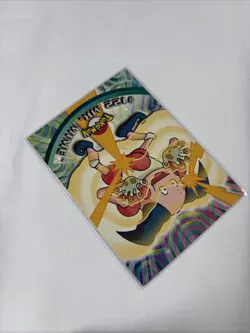 2000 Topps Pokemon TV Series Blue Logo #122 Mr. Mime Non Holo - Image 3