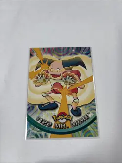 2000 Topps Pokemon TV Series Blue Logo #122 Mr. Mime Non Holo - Image 1
