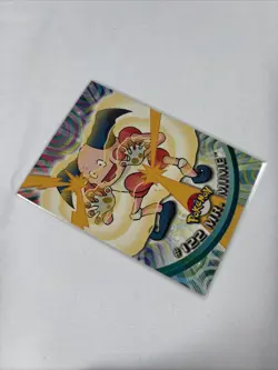 2000 Topps Pokemon TV Series Blue Logo #122 Mr. Mime Non Holo - Image 5