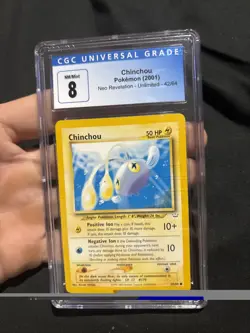 2001 Pokemon neo Revelation - Unlimited Chinchou 42/64 - Image 1