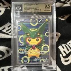 Pokemon Poncho-Wearing Pikachu 230/XY-P XY-P Promos Holo Promo Japanese BGS 9.5 - Image 1