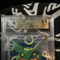 Pokemon Poncho-Wearing Pikachu 230/XY-P XY-P Promos Holo Promo Japanese BGS 9.5 - Image 3