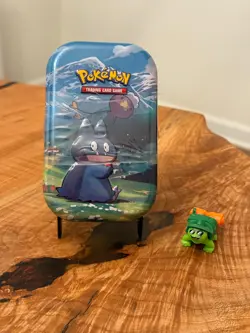 NEW & SEALED Pokemon TCG Mini Tin w/ Swsh Booster Packs - Munchlax & Drifloon - Image 1