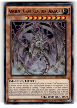 Ancient Gear Reactor Dragon SR03-EN001 Ultra Rare Structure Deck: Machine React - Image 1