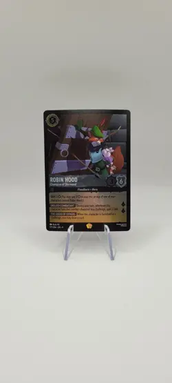 Disney Lorcana TCG: -Robin Hood -177/204 - Legendary Foil Card NM Fabled - Image 1