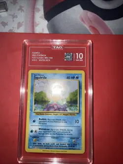 Squirtle Classic Collection Trading Card Game 001/034 TAG 10 Gem Mint - Image 1