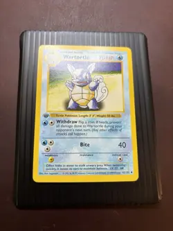 WARTORTLE 42/102 - 1st Edition SHADOWLESS - Base Set - WOTC POKEMON CARD - NM/LP - Image 2
