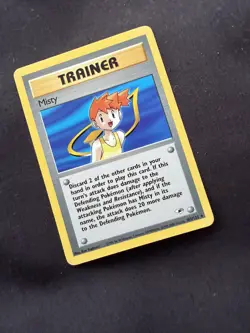 Misty Trainer (102/132) Rare Gym Heroes Set Pokemon Card! NM - Image 3