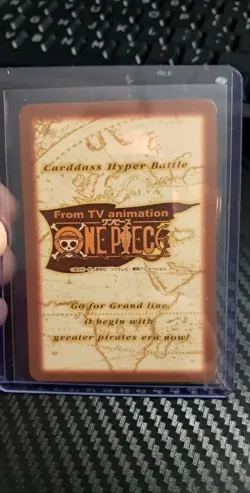 BANDAI One Piece Hyper Battle LUFFY PIRATES S127 HOLO FOIL SCARCE EARLY CARD - Image 2