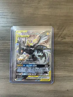 Pokemon TCG Pikachu & Zekrom GX Black Star Promo Card SM168 - Image 1