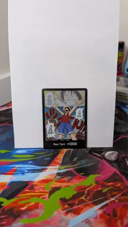 One Piece TCG Don!! Card Alt Art Luffy Romance Dawn English OP01 Foil NM - Image 3