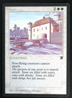 Moat Legends Magic Card Reserved List MTG - Image 1