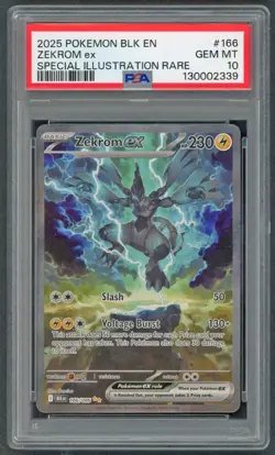 Pokemon Cards - PSA 10 Zekrom EX 172 + Reshiram EX 173 + Victini 172 + 166/086 - Image 2