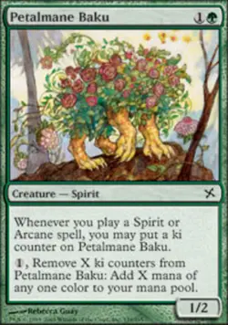 [1x] Petalmane Baku - Foil Slight Play, English Betrayers of Kamigawa MTG Magic - Image 1