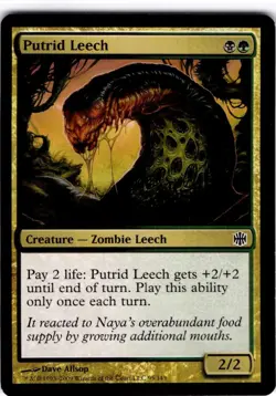 MTG Putrid Leech Alara Reborn Common #95 - Image 1