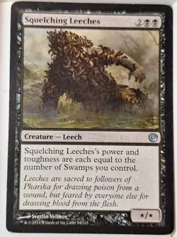 Squelching Leeches- Journey into Nyx - Magic the Gathering MTG Nice! - Image 1