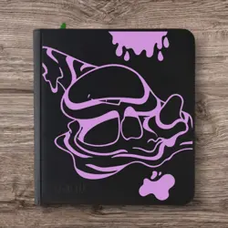 Vault X - 12 Pocket eXo-Tec Zip Binder Folder - Black Pokemon Muk - Image 1
