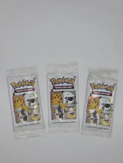 Pokemon General Mills 25th Anniversary Booster Pack Factory Sealed (Lot of 3) - Image 1